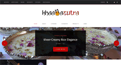 Desktop Screenshot of khaanasutra.com