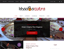 Tablet Screenshot of khaanasutra.com